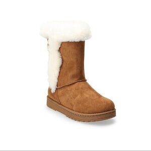 SO Women's Faux-Fur Boots